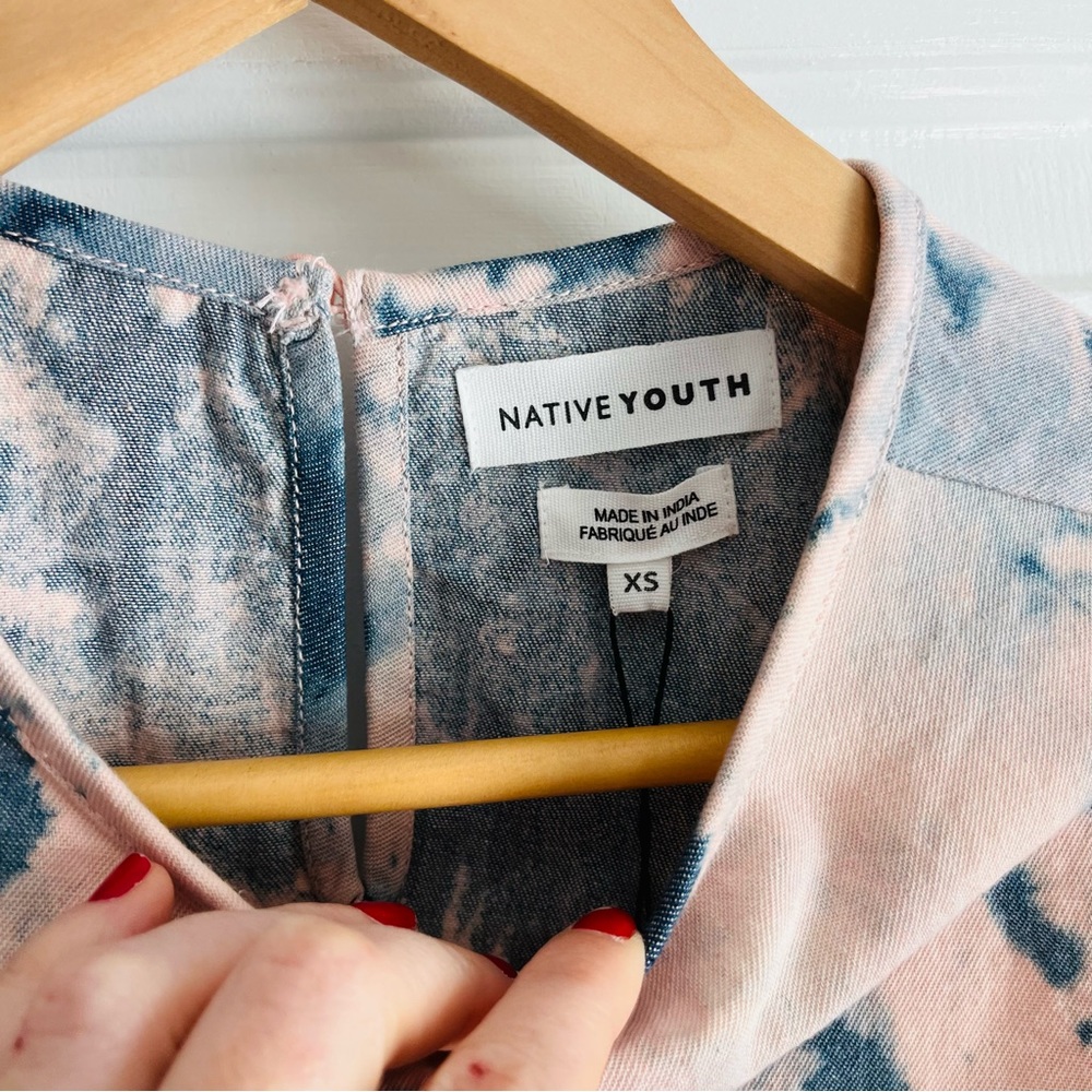 Native Youth Zuma Oversized Blouse, Size XS - Picture 7 of 8